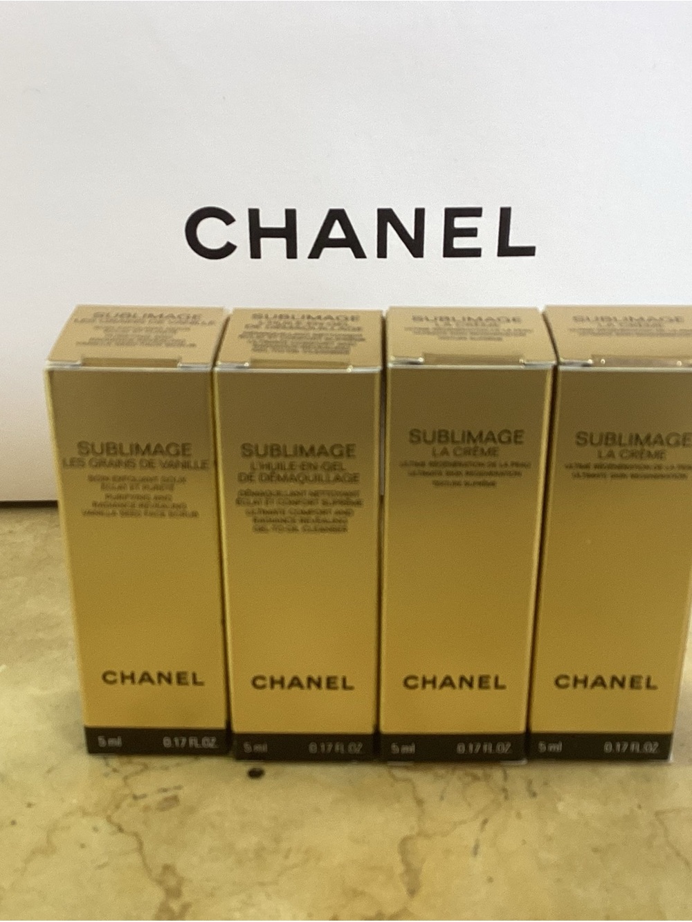 CHANEL Sublimage La Crème Mini Set - Gold Packaging